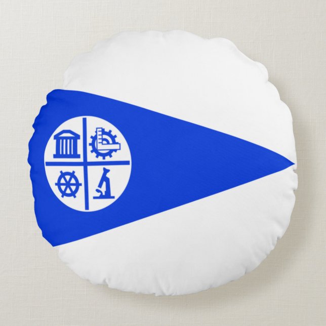 Minneapolis (Minnesota) City flag Round Cushion (Front)