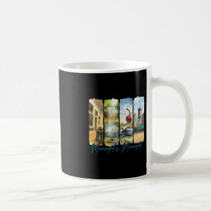 Minneapolis Minnesota Traveling Trip Brushstroke S Coffee Mug