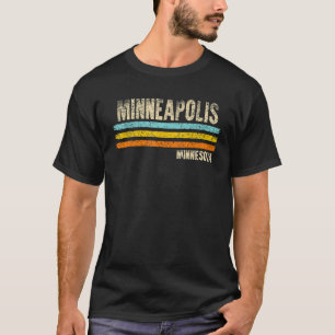 Minneapolis Minnesota USA America City Retro T-Shirt