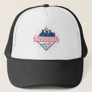 Minneapolis Minnesota USA Skyline United States Trucker Hat