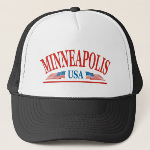 Minneapolis Minnesota USA Trucker Hat