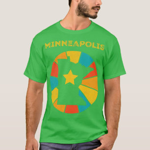 Minneapolis Minnesota Vintage Distressed Souvenir T-Shirt