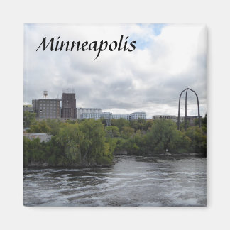 Minneapolis Mississippi River Photo Magnet
