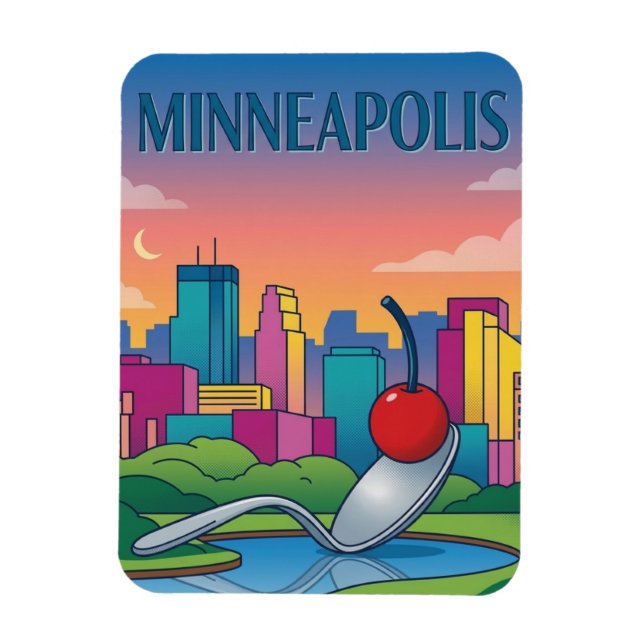 Minneapolis Sculpture Garden Magnet (Vertical)