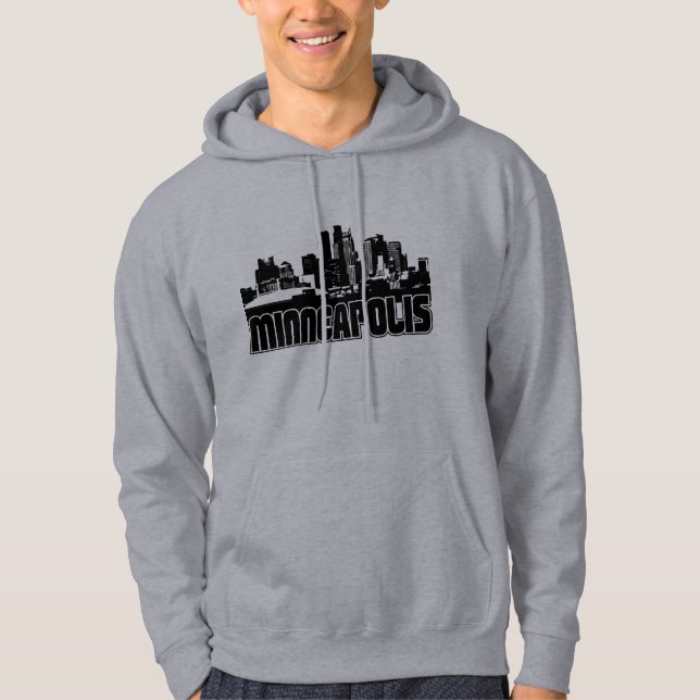 Minneapolis Skyline Hoodie (Front)