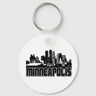 Minneapolis Skyline Key Ring
