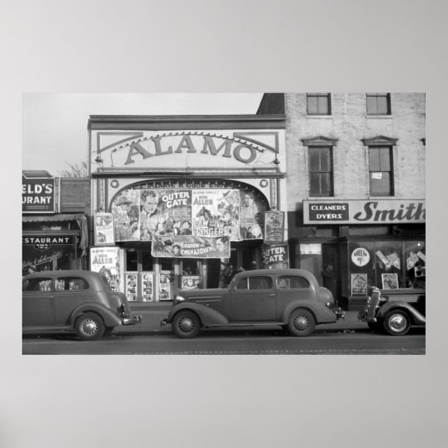 Minneapolis Streeet Scene, 1930s Poster (Front)