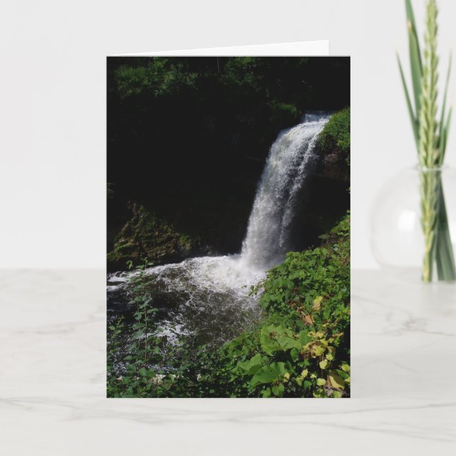 "Minnehaha Falls #2" Get Well Card (Front)