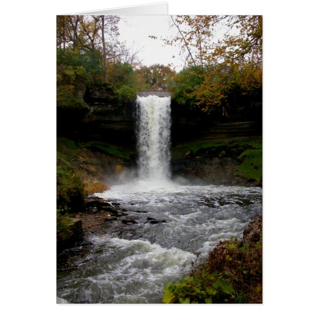 Minnehaha Falls in autumn (Front)