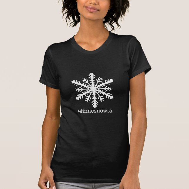 Minnesnowta Snowflake T-Shirt (Front)