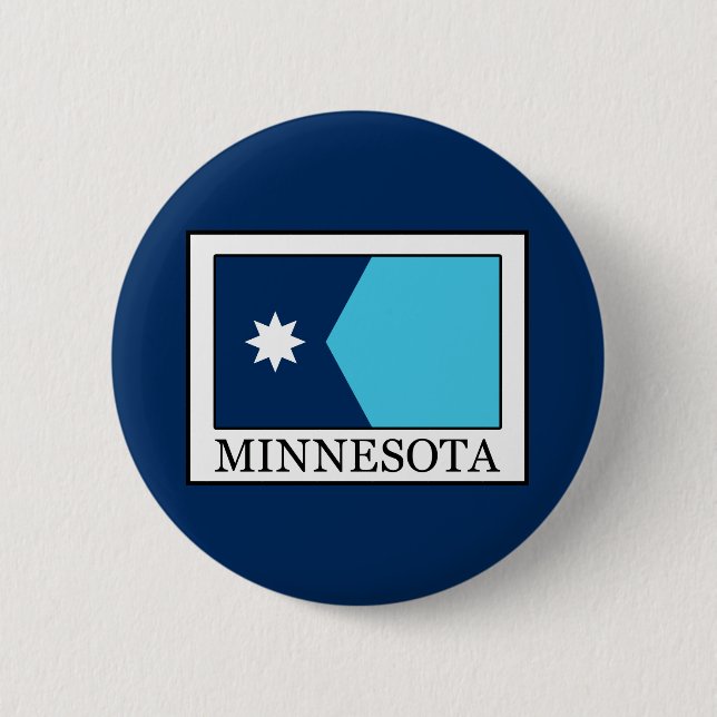 Minnesota 6 Cm Round Badge (Front)