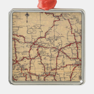 Minnesota 8 metal tree decoration