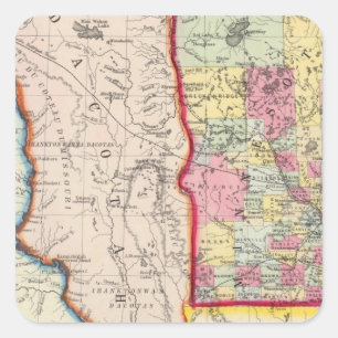 Minnesota, And Dacotah Square Sticker