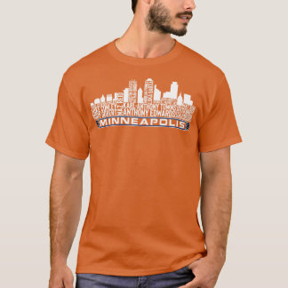 Minnesota Basketball Team 23 Player Roster Minneap T-Shirt