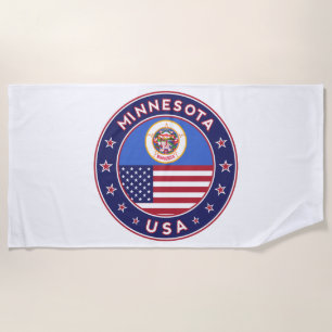 Minnesota Beach Towel