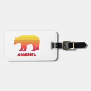Minnesota Bear Luggage Tag
