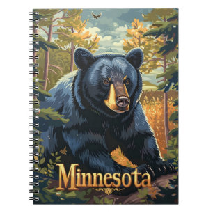Minnesota Black Bear Notebook