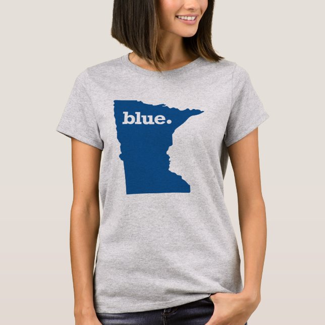 MINNESOTA BLUE STATE T-Shirt (Front)