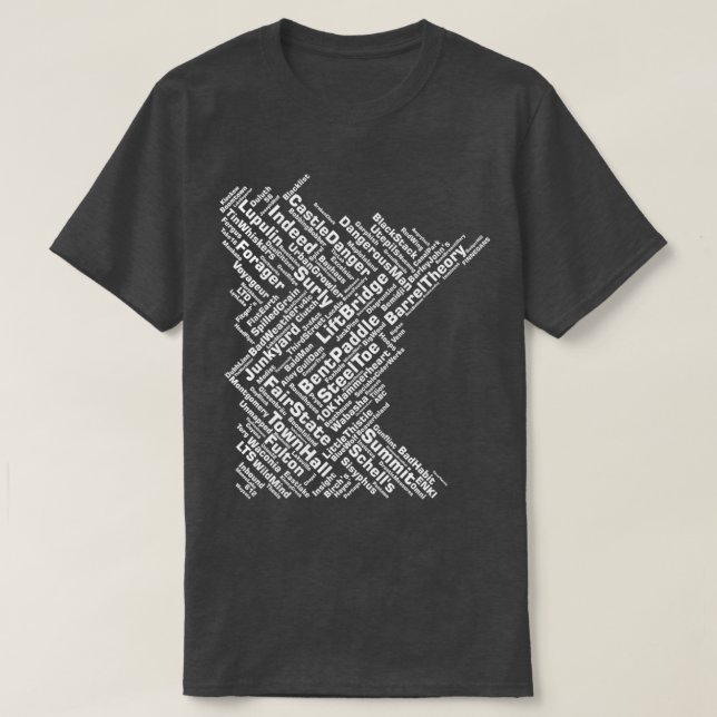 Minnesota Breweries  T-Shirt (Design Front)