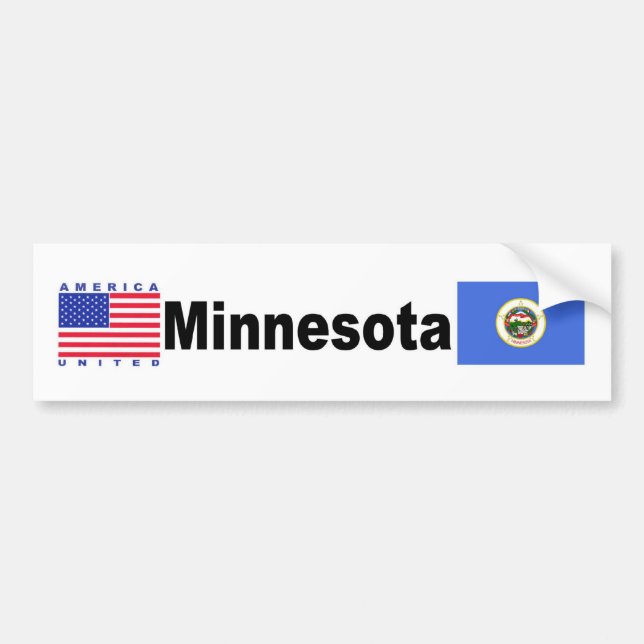 Minnesota Bumper Sticker (Front)