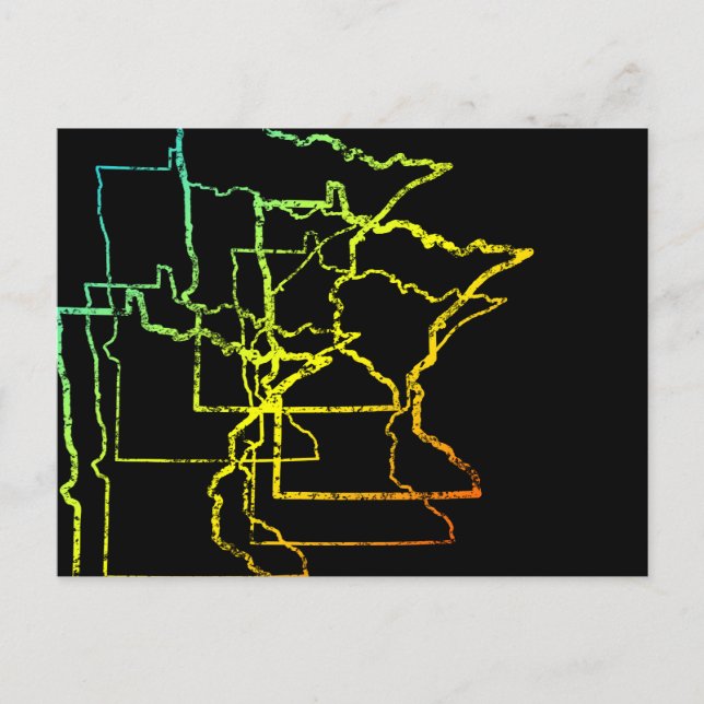 minnesota chill blur postcard (Front)