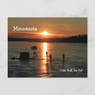 Minnesota "Cold 'Nuff 'Fer 'Ya?" Post Card
