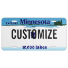Minnesota Custom License Plate