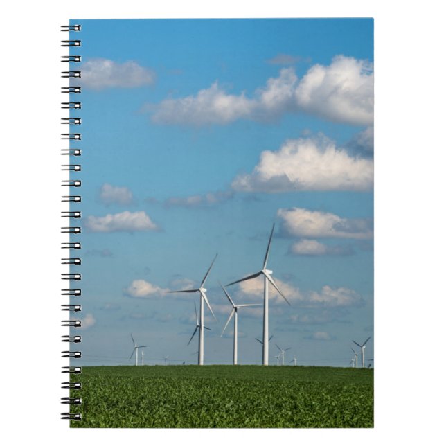Minnesota, Dexter, Grand Meadow Wind Farm 2 Spiral Notebook (Front)
