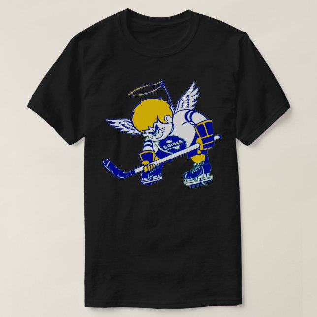 Minnesota Fighting Saints WHA Hockey T-Shirt (Design Front)
