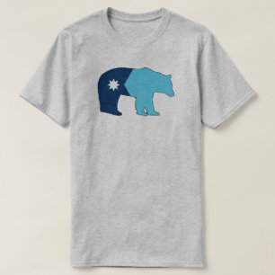 Minnesota Flag Bear T-Shirt