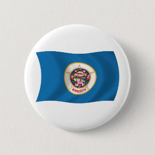 Minnesota Flag Button