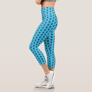 Minnesota Flag Capri Leggings