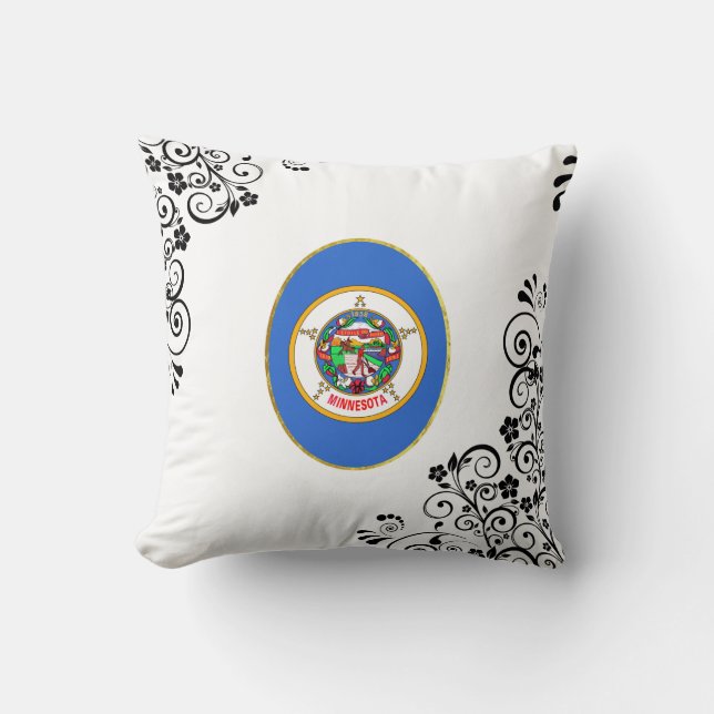 Minnesota flag cushion (Front)