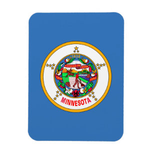 Minnesota flag magnet