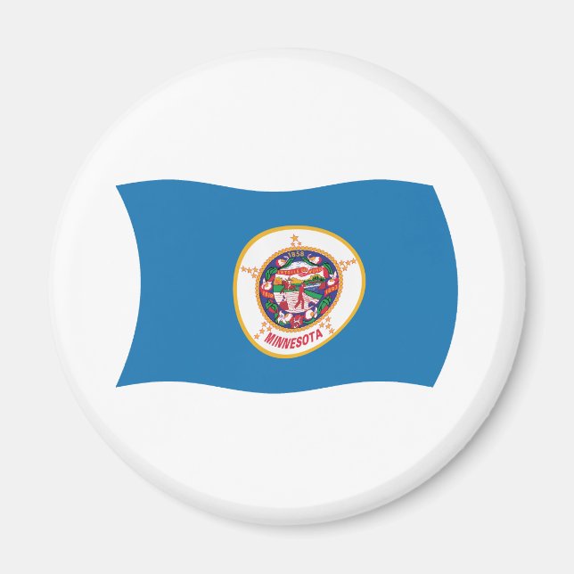 Minnesota Flag Magnet (Front)