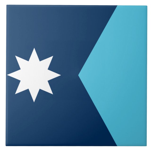 Minnesota Flag Tile (Front)