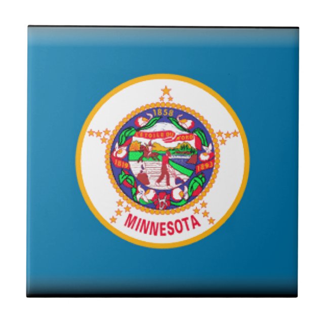 Minnesota Flag Tile (Front)
