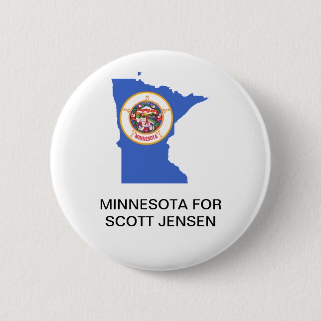 MINNESOTA FOR SCOTT JENSEN GOVERNOR BUTTON (Front)