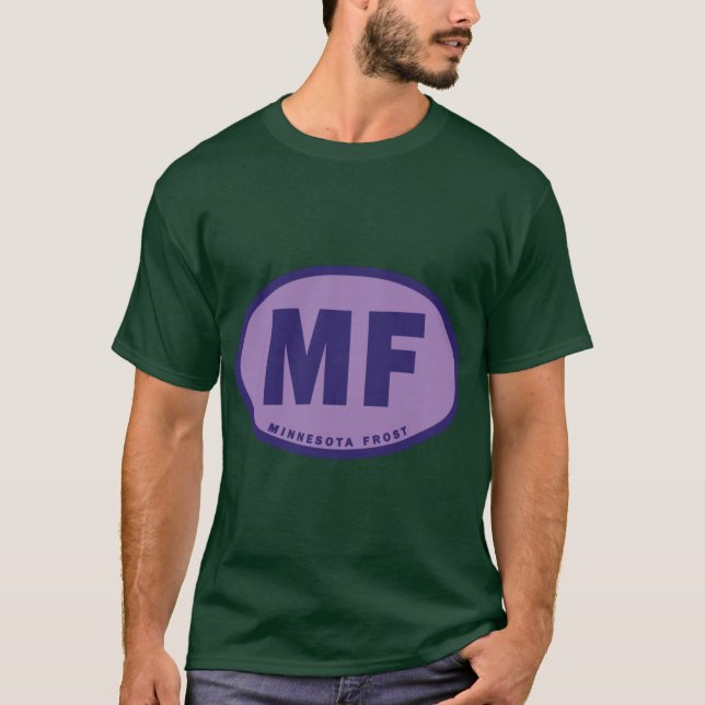 Minnesota Frost Colourful Oval T-Shirt (Front)