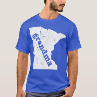 Minnesota Grandma s Personalised Grandma Gift  T-Shirt