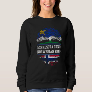 Minnesota Grown With Norwegian Roots Norway Sweatshirt