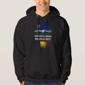 Minnesota Grown With Romanian Roots Romania Hoodie