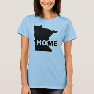 Minnesota Home Away From State T-Shirt Tees