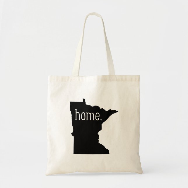 Minnesota Home State Tote Bag (Front)