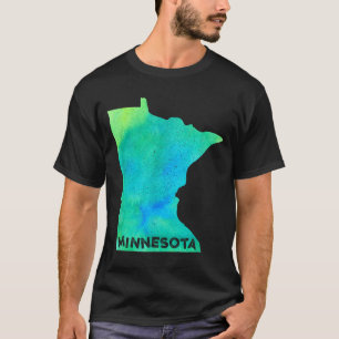 Minnesota Home State Women Men Kid Roots Map Love  T-Shirt