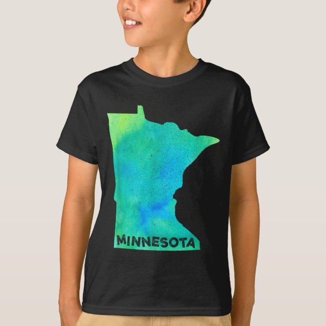 Minnesota Home State Women Men Kid Roots Map Love  T-Shirt (Front)