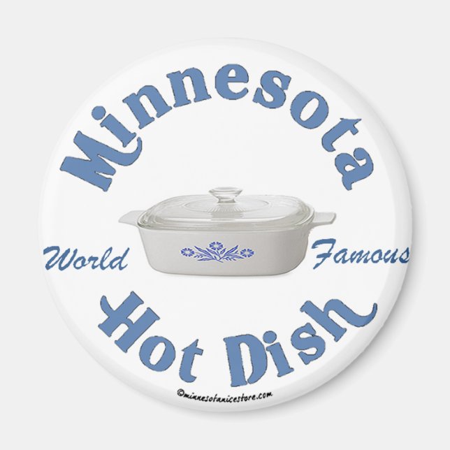 Minnesota Hot Dish Magnet (Front)