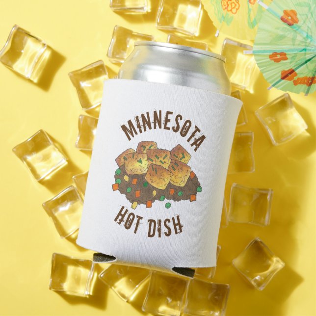 Minnesota Hot Dish Tater Tot Casserole Can Cooler (In Situ Summer)