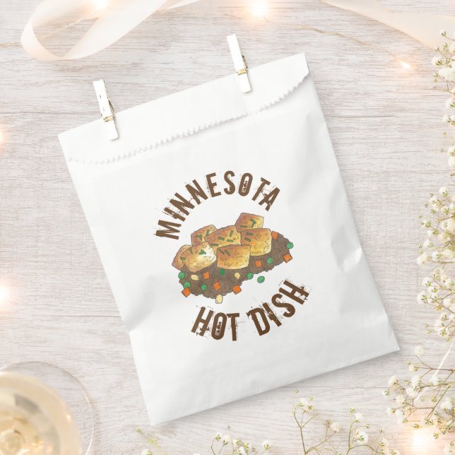 Minnesota Hot Dish Tater Tot Casserole Favour Bags (Clipped)