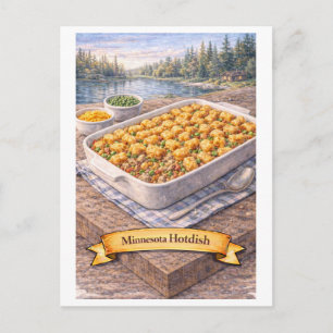 Minnesota Hotdish (American Food Series) Postc Postcard